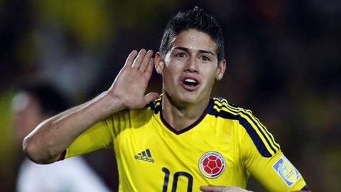 James Rodriguez là hiện tượng ngôi sao ở World Cup 2014