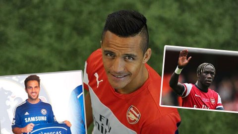 Alexis Sanchez (ảnh lớn) đã trở thành thành viên của Arsenal