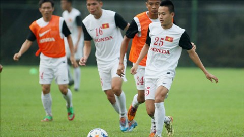 Các cầu thủ U23 như Huy Toàn (25) của SHB.ĐN từng được triệu tập vào ĐTQG để thử lửa