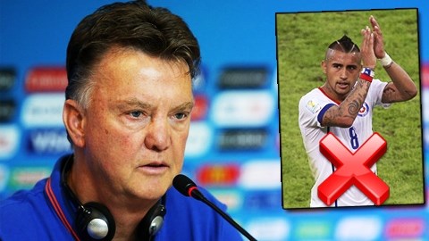 Van Gaal hết kiên nhẫn với thương vụ Vidal