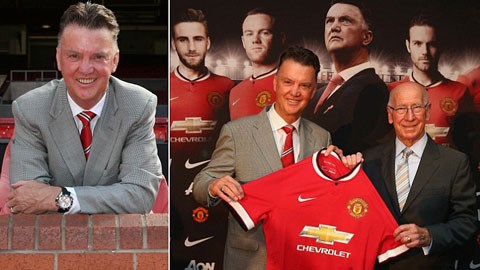 HLV Van Gaal vừa ra mắt M.U