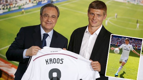 Kroos sẽ mang áo số 8 ở Real