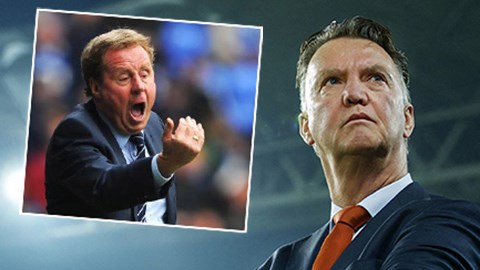 HLV Redknapp cho rằng Van Gaal sẽ trắng tay mùa đầu với M.U