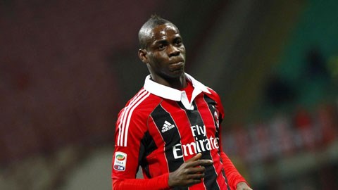 Balotelli đang nằm trong