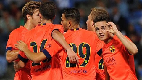 Barca đã giành được chiến thắng đầu tay dưới triều đại tân HLV Luis Enrique