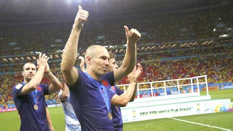 Robben vừa có màn tỏa sáng rực rỡ tại World Cup 2014