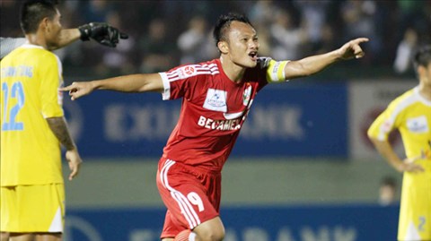 Trọng Hoàng chơi hay nhất trận B.BD-HV.AG