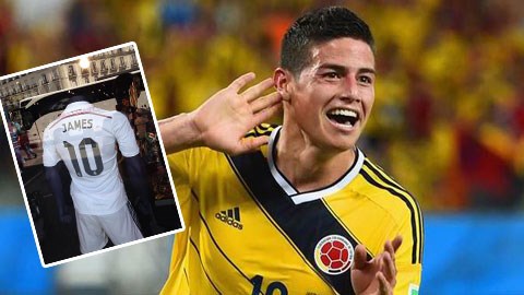 James Rodriguez sẽ khoác áo số 10 tại Real?