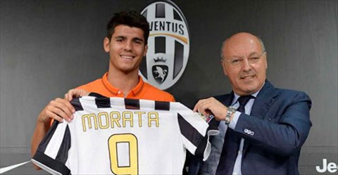Morata chấn thương trong buổi tập đầu tiên cùng Juventus