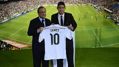 Sau buổi kiểm tra y tế, James Rodriguez đã ký hợp đồng có thời hạn 6 năm với Real