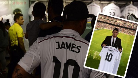 Một bộ phận không nhỏ CĐV phản đối việc Real chiêu mộ James Rodriguez