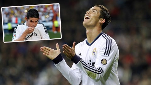 Ronaldo (ảnh lớn) đang rất thoải mái về mặt tinh thần