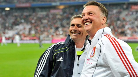Mourinho luôn biết ơn ân sư Van Gaal