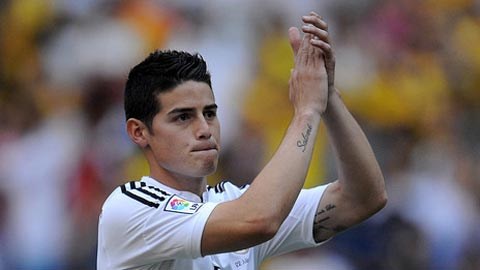 James Rodriguez là cầu thủ thứ 9 đeo áo số 10 ở Real tính từ mùa 1993/94