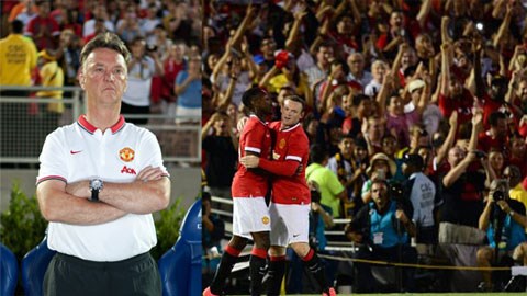 NHM M.U đã có thể hy vọng vào tương lai tươi sáng sau trận thắng đậm L.A Galaxy của thày trò HLV Van Gaal