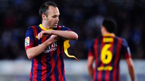 Iniesta sẽ là đội trưởng mới tại sân Nou Camp