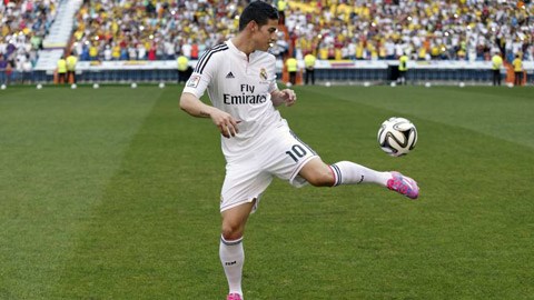 James Rodriguez ra mắt ở Real Madrid