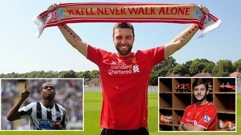 Lambert, Lallana và Remy là 3 mặt hàng tấn công Liverpool tăng cường Hè này