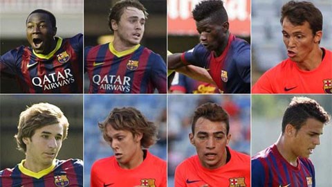 Những gương mặt triển vọng của đội trẻ Barca