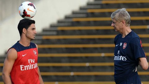 Wenger không thể tiếp tục trông chờ vào Arteta