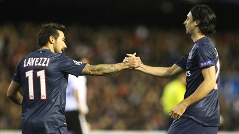 Nhiều khả năng, PSG sẽ phải bán Lavezzi và Pastore để cân bằng tài chính