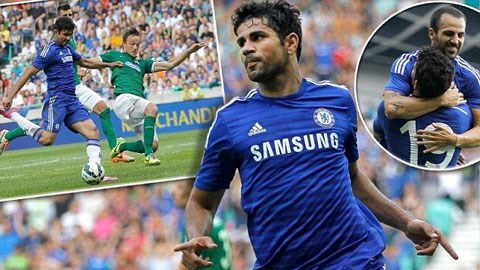 Fabregas và Costa có khởi đầu tốt ở Chelsea