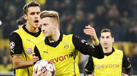 Những cầu thủ người Đức như Reus đang là điểm tựa của Dortmund