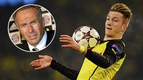 GĐĐH của Bayern cho rằng chỉ cần 25 triệu euro là có thể sở hữu được Reus