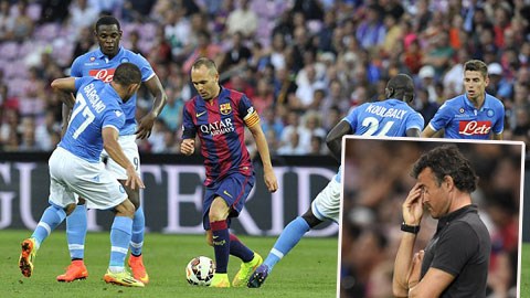 Barca đã thua trận đầu tiên dưới triều đại HLV Luis Enrique