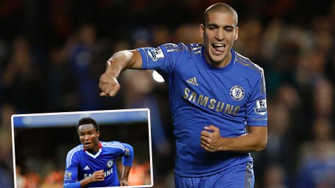 Romeu (ảnh lớn) không được ra sân nhiều ở Chelsea