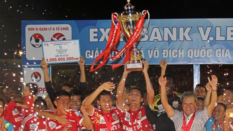 B.BD đã lên ngôi vô địch ở V-League 2014