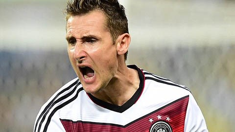 Klose quyết định chia tay đội tuyển Đức 
