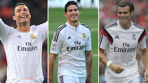 Ronaldo - James - Bale