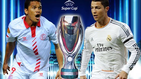 Trận siêu cup châu Âu giữa Real Madrid và Sevilla hứa hẹn rất hấp dẫn