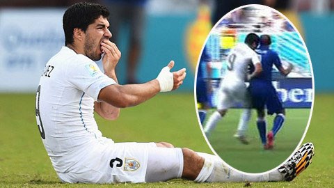 Suarez bị FIFA cấm thi đấu 4 tháng vì cắn Chiellini