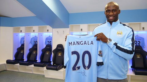 Man City đã phải chi tới 32 triệu bảng để sở hữu Mangala