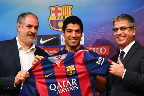 Barca xác nhận Suarez giá 81 triệu euro, phí giải phóng là 200 triệu euro Barca xác nhận Suarez giá 81 triệu euro, phí giải phóng là 200 triệu euro