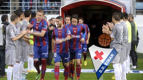 Eibar là đội có thành tích tốt nhất Segunda mùa trước