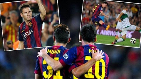Messi tỏa sáng mang về 3 điểm đầu tiên cho Barca