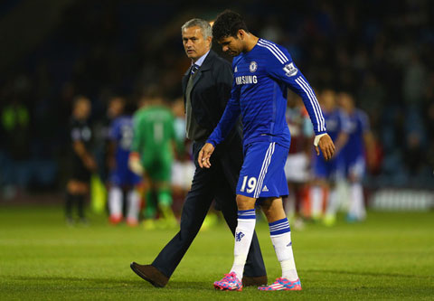 Chấn thương của Diego Costa không quá nghiêm trọng Chấn thương của Diego Costa không quá nghiêm trọng