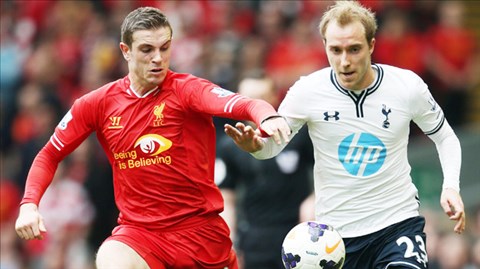 Gặp lại Liverpool, Eriksen (phải) và đồng đội đang rất tự tin và đặt mục tiêu đòi nợ
