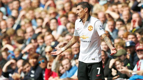Di Maria đã chơi tốt, nhưng những vệ tinh quanh anh tại Man United lại chưa thực sự là chính mình