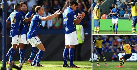 Leicester xuất sắc cầm chân Arsenal