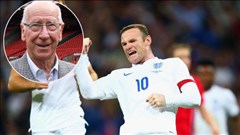 Chỉ còn 8 bàn nữa, Rooney sẽ san bằng kỷ lục của Sir Bobby Charlton Chỉ còn 8 bàn nữa, Rooney sẽ san bằng kỷ lục của Sir Bobby Charlton
