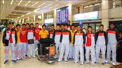 Chùm ảnh: Đội tuyển Olympic Việt Nam đặt chân tới Hàn Quốc Chùm ảnh: Đội tuyển Olympic Việt Nam đặt chân tới Hàn Quốc