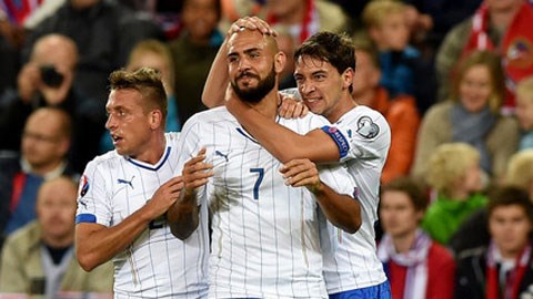 Simone Zaza (số 7), niềm hy vọng mới của bóng đá Italia
