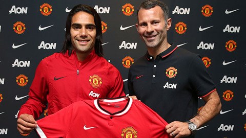 Falcao tạo nên cú áp phe chuyển nhượng khi chuyển đến M.U vào phút chót