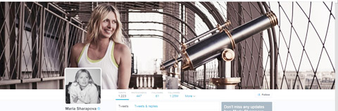 Sharapova chia tay người tình trên Twitter Sharapova chia tay người tình trên Twitter