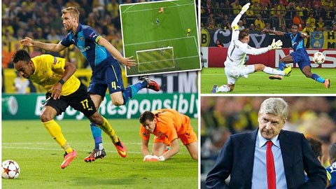Arsenal thua đau trong chuyến làm khách tại Dortmund