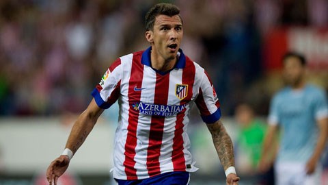 Atletico sẽ mất Mandzukic trong 2 tuần